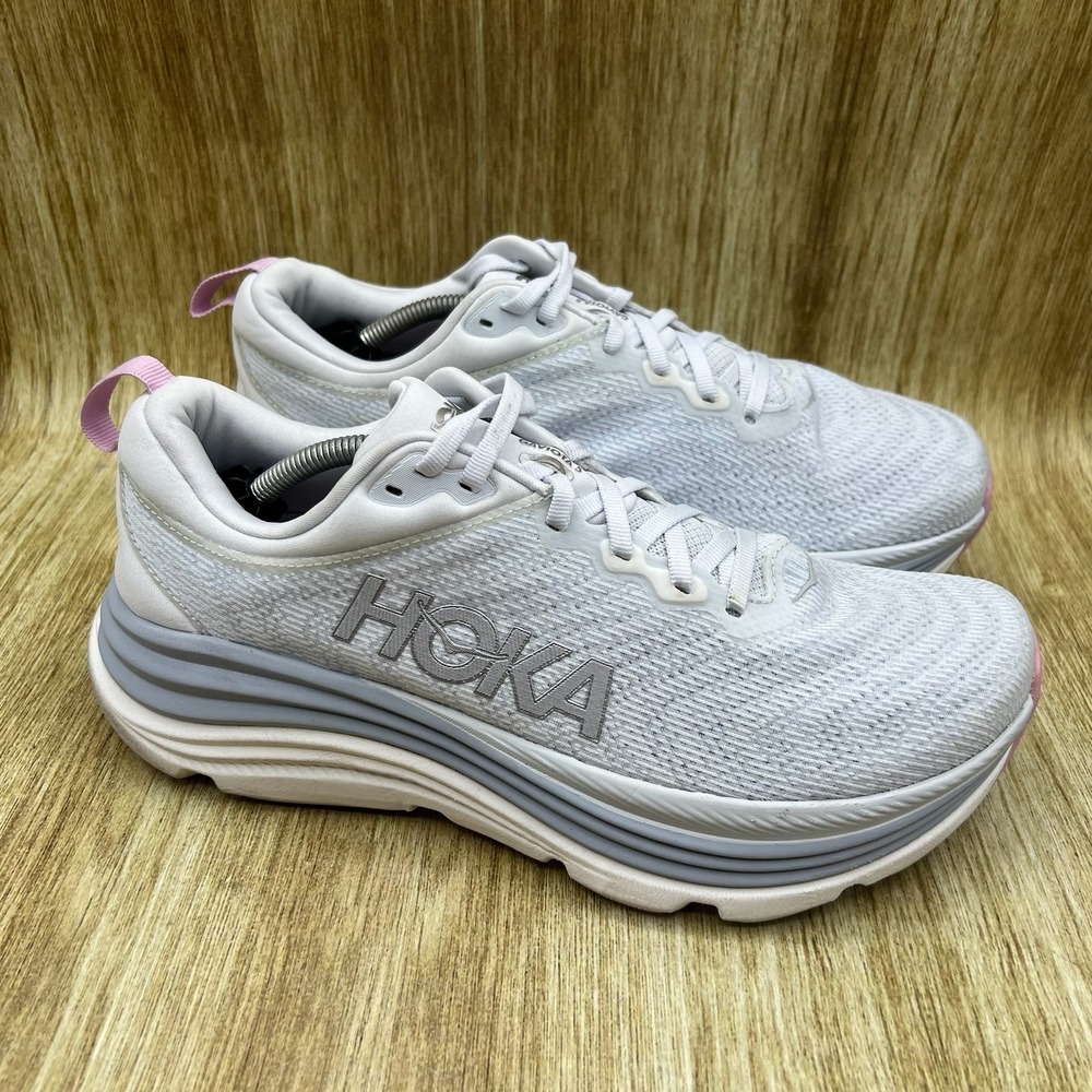 Hoka One One Gaviota 5 Women's Size 9.5 Sea Ice Pink Twilight Shoes 1134235 SCP